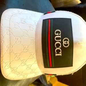 White Gucci Men’s Cap